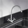 Смеситель для кухни с гибким изливом RASSVET, RAS02-180 RAS02-180