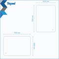 Зеркало настенное с подсветкой в ванную Teymi Solli Pro 50х70 LED сенсор T20252 1205635