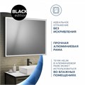 Зеркало настенное с подсветкой в ванную Teymi Helmi Black Edition 100х80 LED сенсор на взмах T20306IR 1189786