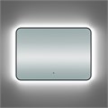 Зеркало настенное с подсветкой в ванную Teymi Solli Black Soft Line 100x70 LED сенсор на взмах T20231S 1201622