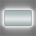 Зеркало настенное с подсветкой в ванную Teymi Solli Black Soft Line 120x70 LED сенсор на взмах T20230S 1201621