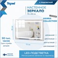 Зеркало настенное с подсветкой в ванную Teymi Hanna 70х50 LED T20250 1204748