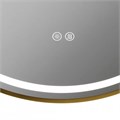 Зеркало настенное с подсветкой в ванную круглое Teymi Lina Supernova Gold D80 LED сенсор антипар T20123 1221083 - фото 190491 Зеркало настенное с подсветкой в ванную круглое Teymi Lina Supernova Gold D80 LED сенсор антипар T20123 1221083 - фото 190491