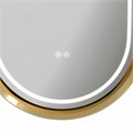Зеркало настенное с подсветкой в ванную Teymi Iva Magic Gold 500х900 LED сенсор антипар T20621 1223543