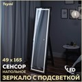 Зеркало напольное с подсветкой в полный рост Teymi Helmi Black Edition 49x165 LED сенсор T20242 1204740 - фото 190569