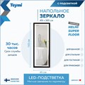 Зеркало напольное с подсветкой в полный рост Teymi Helmi Black Edition 49x165 LED сенсор T20242 1204740