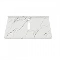 Столешница под раковину керамогранитная 90 см Teymi Helmi цвет белый мрамор T150109 1220091