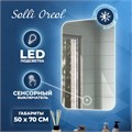 Зеркало настенное с подсветкой в ванную Teymi Solli Oreol 50х70 LED сенсор T20222S 1197549