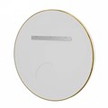 Зеркало настенное с подсветкой в ванную круглое Teymi Lina Romantic Gold D80 LED сенсор антипар T20133 1223541