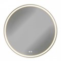 Зеркало настенное с подсветкой в ванную круглое Teymi Lina Romantic Gold D80 LED сенсор антипар T20133 1223541