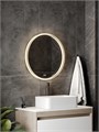 Зеркало настенное с подсветкой в ванную круглое Teymi Lina Romantic Gold D60 LED сенсор антипар T20131 1223539 - фото 191058 Зеркало настенное с подсветкой в ванную круглое Teymi Lina Romantic Gold D60 LED сенсор антипар T20131 1223539 - фото 191058