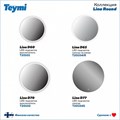 Зеркало настенное с подсветкой в ванную круглое Teymi Lina D65 LED сенсор на взмах T20104IR 1189416