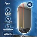 Зеркало настенное с подсветкой в ванную Teymi Iva 45х90 LED сенсор антипар T20601SA 1176106