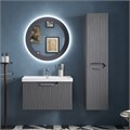 Тумба EQUIL Mirage 80 подвесная 1 ящ. графит софт (под раковину 78857) tpMIRAGE80.1Y-07