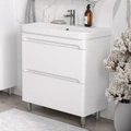 Тумба EQUIL Nice 80 напольная 2 ящ. белая (под раковину 9595-80) tnNICE80.2Y-05