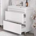 Тумба EQUIL Nice 80 напольная 2 ящ. белая (под раковину 9595-80) tnNICE80.2Y-05