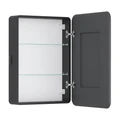 Зеркальный шкаф EQUIL Eltoro LED 60 правый черный софт szELTR60.R