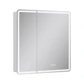 Зеркальный шкаф EQUIL Nice LED 80 с часами белый szNICE80