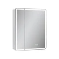 Зеркальный шкаф EQUIL Nice LED 70 с часами белый szNICE70