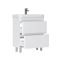 Тумба EQUIL Nice 70 напольная 2 ящ. белая (под раковину 9595-70) tnNICE70.2Y-05