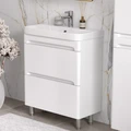 Тумба EQUIL Nice 70 напольная 2 ящ. белая (под раковину 9595-70) tnNICE70.2Y-05