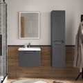 Тумба EQUIL Mirage 60 подвесная 1 ящ. графит софт (под раковину 78857) tpMIRAGE60.1Y-07