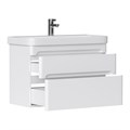 Тумба EQUIL Nice 80 подвесная 2 ящ. белая (под раковину 9595-80) tpNICE80.2Y-05