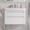 Тумба EQUIL Nice 80 подвесная 2 ящ. белая (под раковину 9595-80) tpNICE80.2Y-05