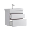 Тумба EQUIL Soldi 60 подвесная 2 ящ. белый софт (под раковину 9595-60) tpSOLDI60.2Y-04
