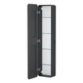 Пенал EQUIL зеркальный EQUIL Eltoro LED 40 подвесной черный софт ppELTR40