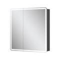 Зеркальный шкаф EQUIL Eltoro LED 80 черный софт szELTR80 - фото 191834