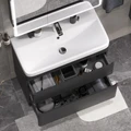 Тумба EQUIL Eltoro 70 напольная 2 ящ. черный софт (под раковину 9595-70) tnELTR80.2Y-03