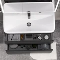 Тумба EQUIL Eltoro 70 напольная 2 ящ. черный софт (под раковину 9595-70) tnELTR80.2Y-03