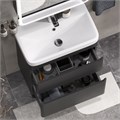 Тумба EQUIL Eltoro 70 напольная 2 ящ. черный софт (под раковину 9595-70) tnELTR70.2Y-03