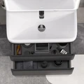 Тумба EQUIL Eltoro 60 напольная 2 ящ. черный софт (под раковину 9595-60) tnELTR60.2Y-03