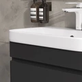 Тумба EQUIL Eltoro 60 напольная 2 ящ. черный софт (под раковину 9595-60) tnELTR60.2Y-03