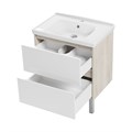 Мускат - 70 Тумба напольная 2 ящ. + раковина УТ000013847