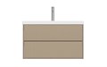 Тумба под раковину подвесная CERSANIT CLASSIC RIBBLE 80 для COMO 80 бежевый (69278) 69278