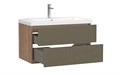 Тумба под раковину подвесная CERSANIT CLASSIC RIBBLE 80 для COMO 80 коричневый (69280) 69280