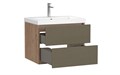 Тумба под раковину подвесная CERSANIT CLASSIC RIBBLE 60 для COMO 60 коричневый (69279) 69279