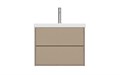 Тумба под раковину подвесная CERSANIT CLASSIC RIBBLE 60 для COMO 60 бежевый (69277) 69277