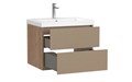 Тумба под раковину подвесная CERSANIT CLASSIC RIBBLE 60 для COMO 60 бежевый (69277) 69277