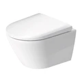 Подвесной унитаз Duravit D-Neo 45880900A1 укороченный, безободковый, с сиденьем микролифт 45880900A1