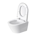 Подвесной унитаз Duravit D-Neo 45880900A1 укороченный, безободковый, с сиденьем микролифт 45880900A1