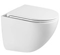 Унитаз подвесной Lemark Glazer 9614003 безободковый, с микролифтом, белый глянец 9614003 - фото 193867