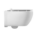 SKANDENBORG RIMLESS Безободковый подвесной унитаз CHARUS, EWC700-125W, Белый, Сантехнический фаянс EWC700-125W
