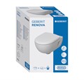 Комплект из подвесного безободкового унитаза Renova T54 Rimfree (203070) c сиденьем и быстросъемной крышкой с микролифтом. 500.800.00.1 500.800.00.1