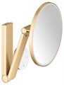 KEUCO iLook_move Косметическое зеркало с подсветкой, круглое, сенсорное, увелич. х5, латунь шлиф. арт. 17612259002 17612259002 - фото 194985