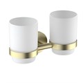 Стакан для зубных щеток двойной Timo Saona 13034/17 золото матовое 13034/17