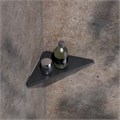 Угловая полочка для душа KEUCO AVENO, 14657370000, черный матовый 14657370000